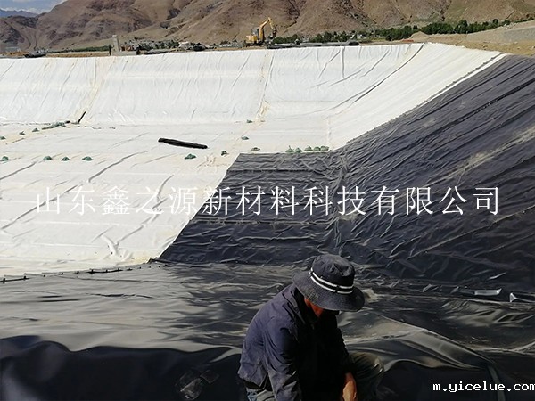 沼气池黑膜铺设可在特殊环境下进行